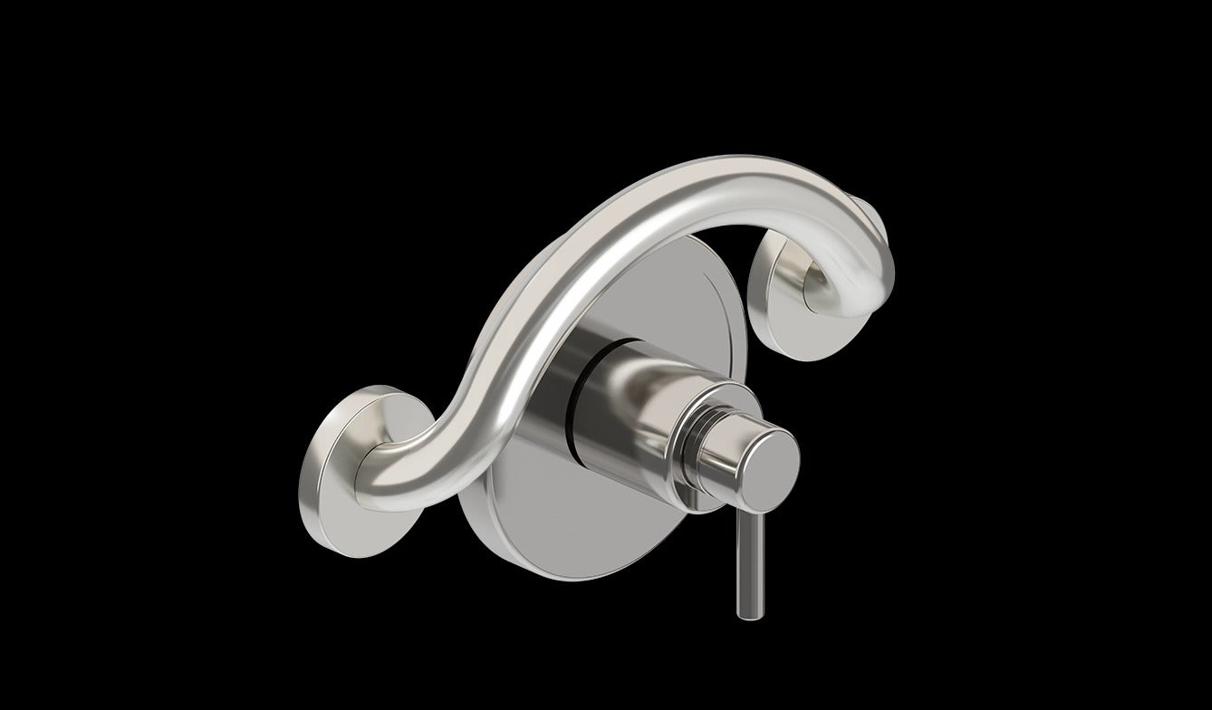 PLUS Crescent Grab Bar - $125