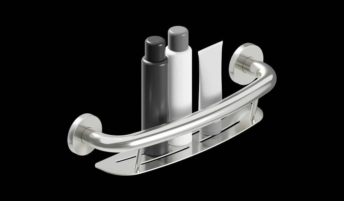 PLUS Shampoo Shelf + Grab Bar - $143