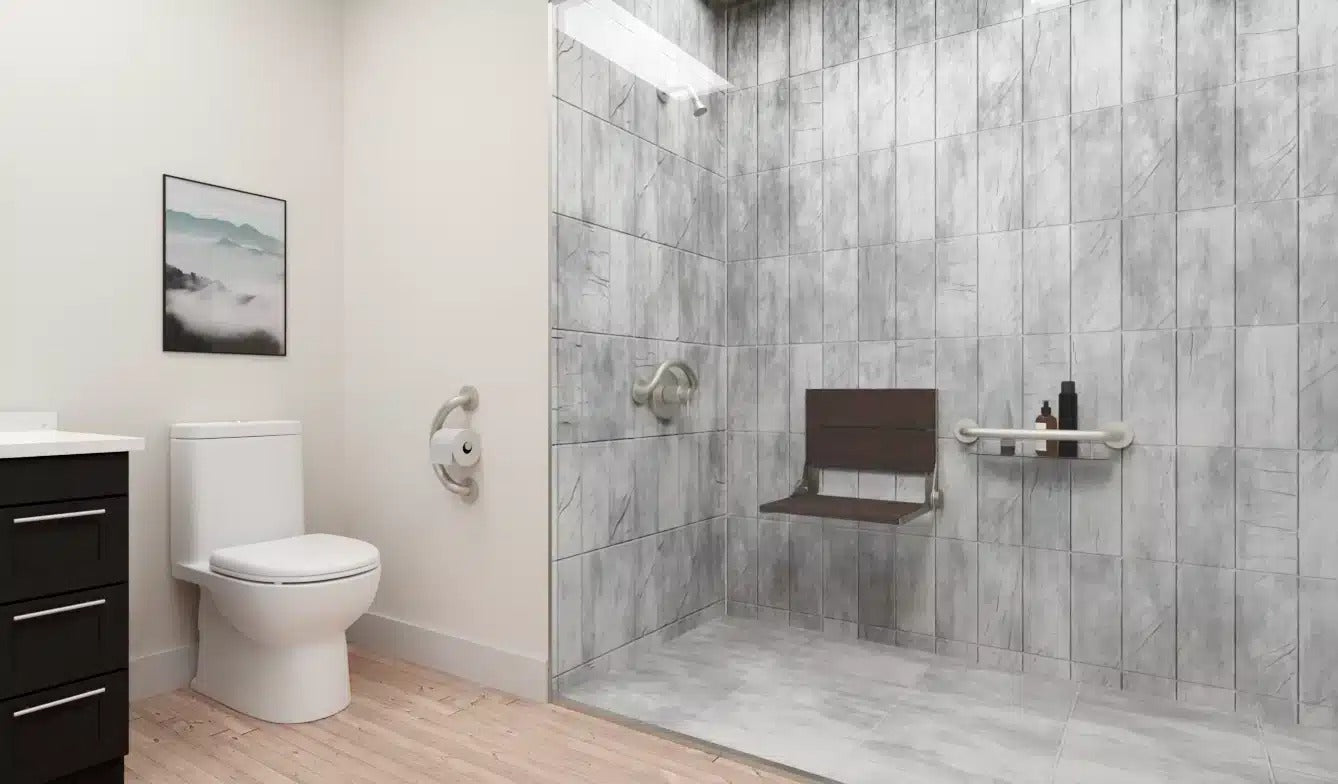 PLUS Towel Hook + Grab Bar - $130