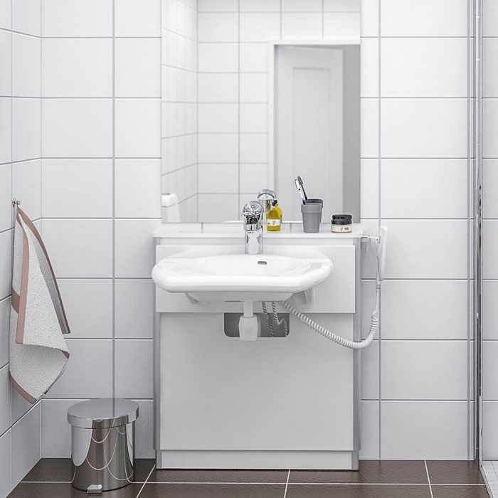 Electrically adjustable washstand - Basicline 415