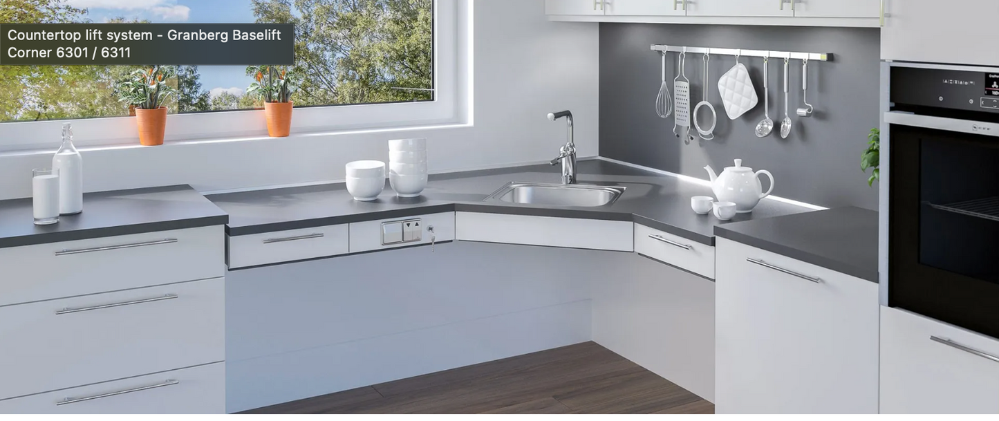 Granberg Countertop BASELIFT 45º Corner 6301/6311| AHS