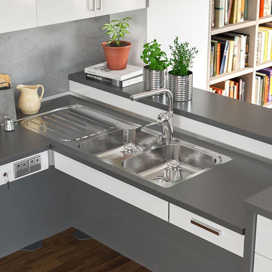Kitchen Worktop Lift | Home Modifications For Amputees | Accessible Home Solution