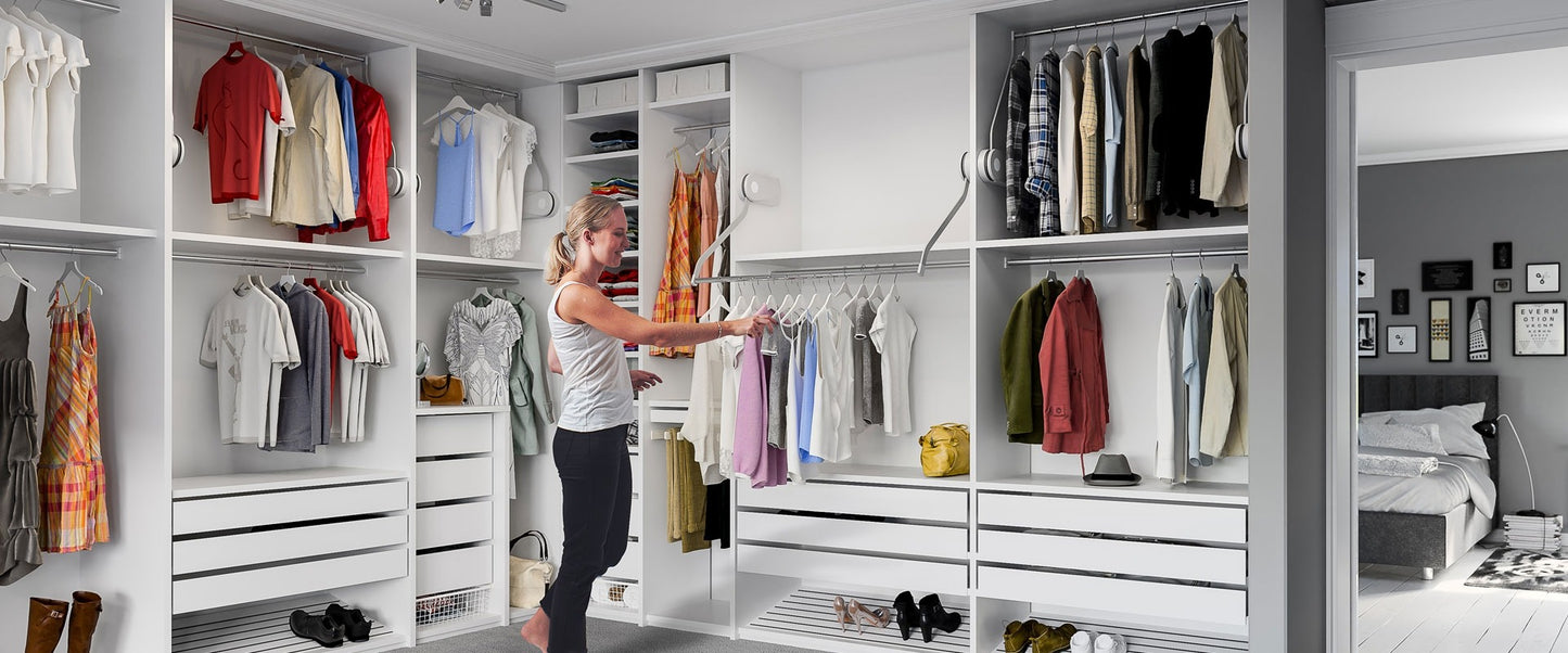 Height Adjustable Wardrobe | Wardrobe Lift | Accessible Home Solution