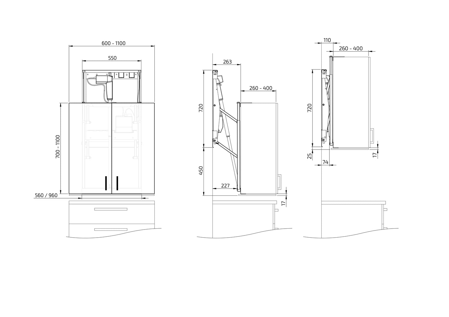 Wall Cabinet Lift | Cabinet Lift | Accessible Home Solution